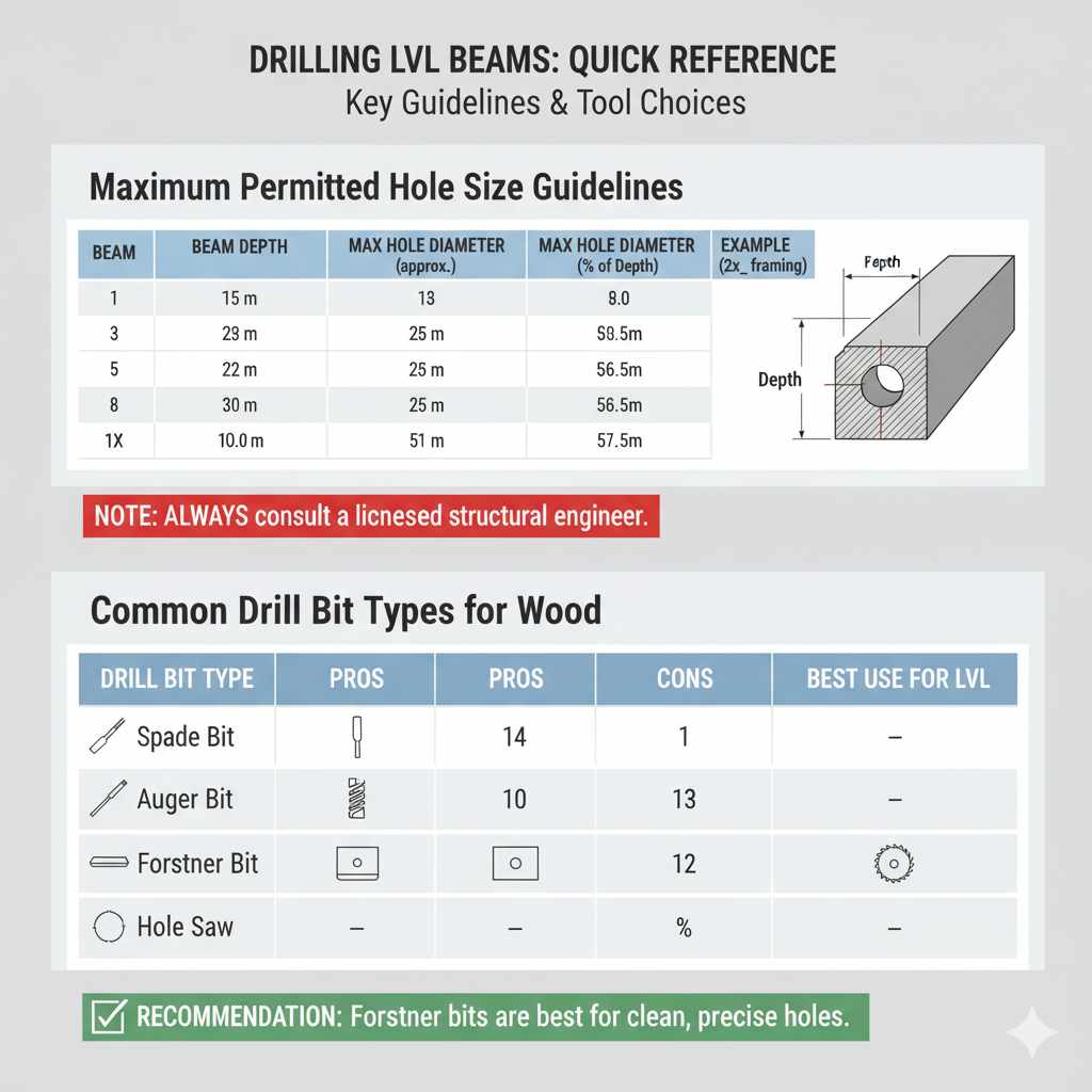 Tables for Quick Reference