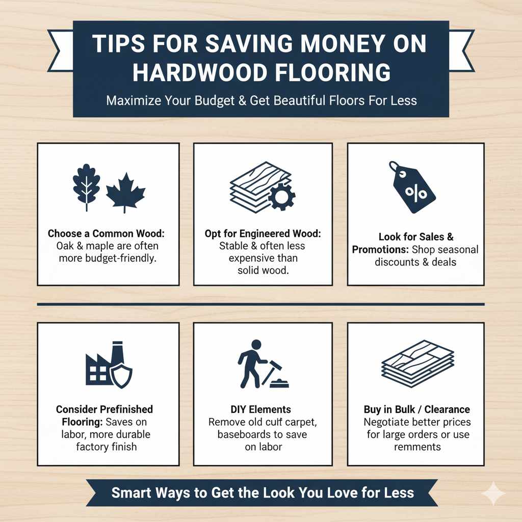 Tips for Saving Money on Hardwood Flooring