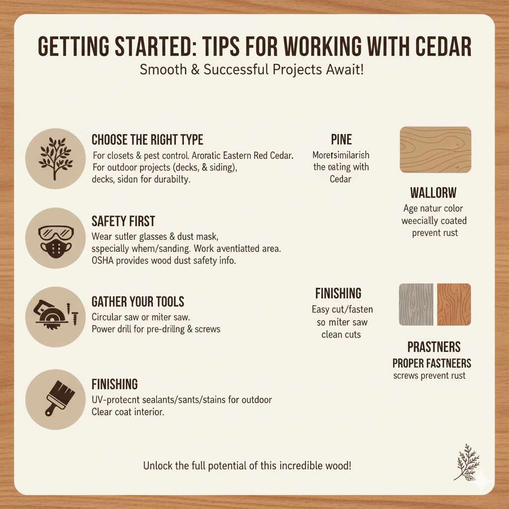 Tips for Working with Cedar
