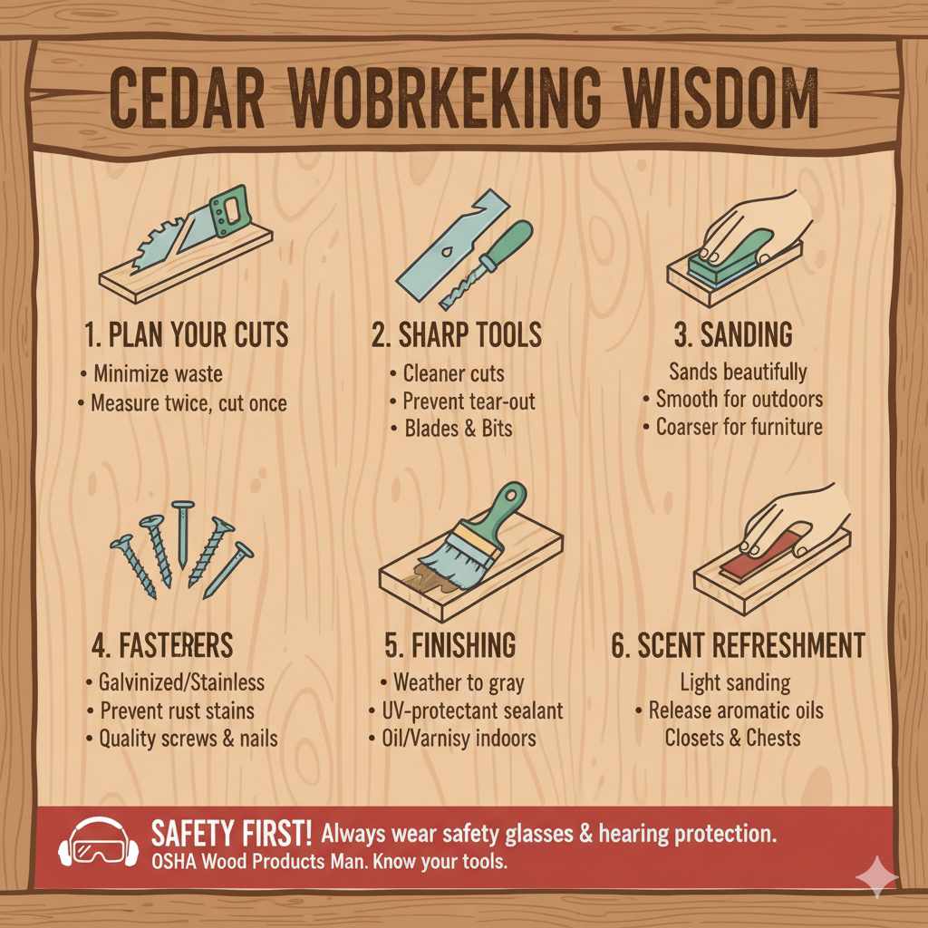 Tips for Working with Cedar Wood