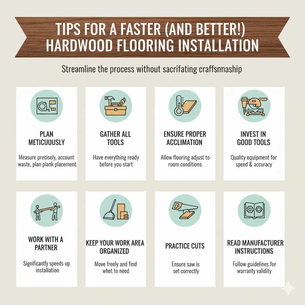 Tips for a Faster (and Better!) Hardwood Flooring Installation