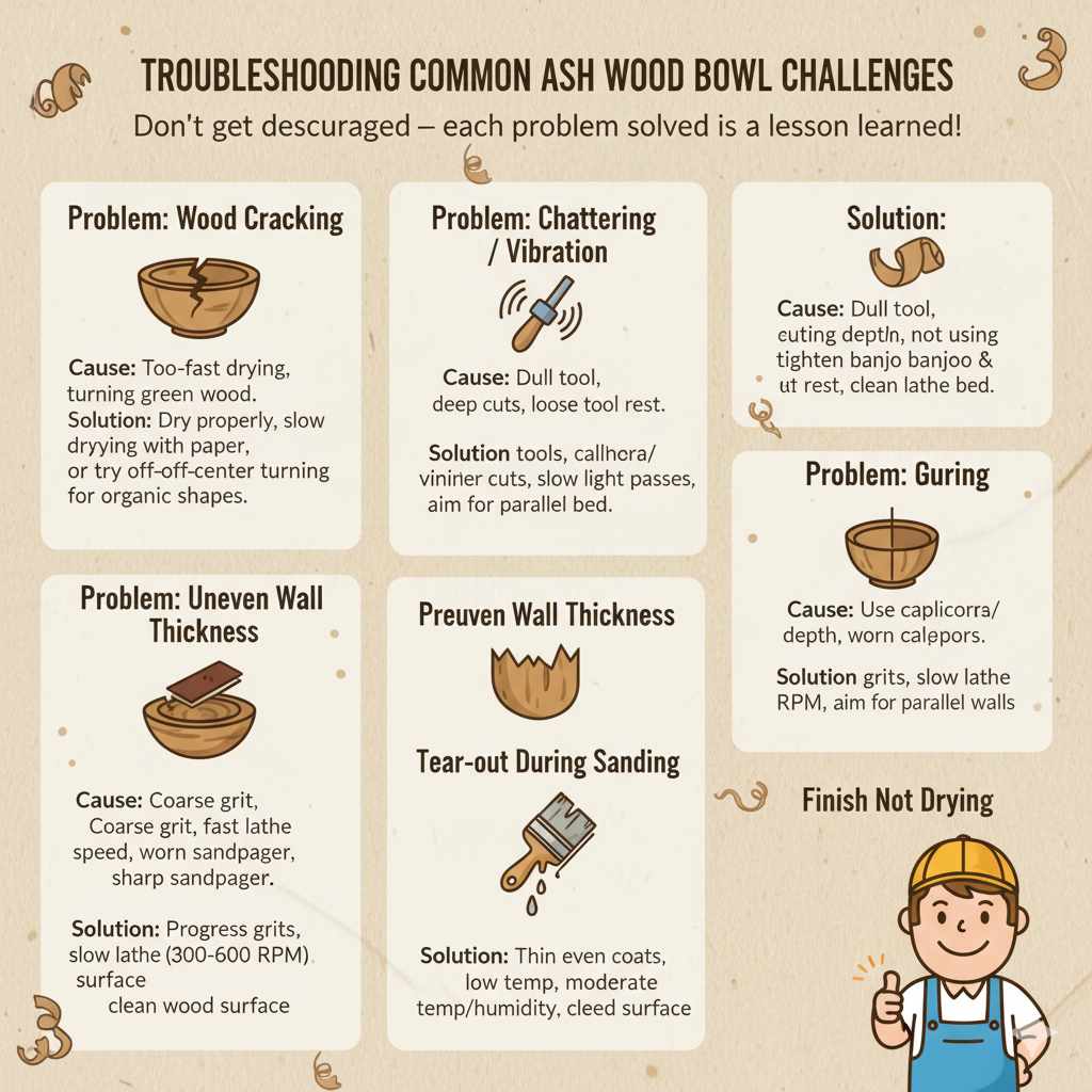 Troubleshooting Common Ash Wood Bowl Challenges