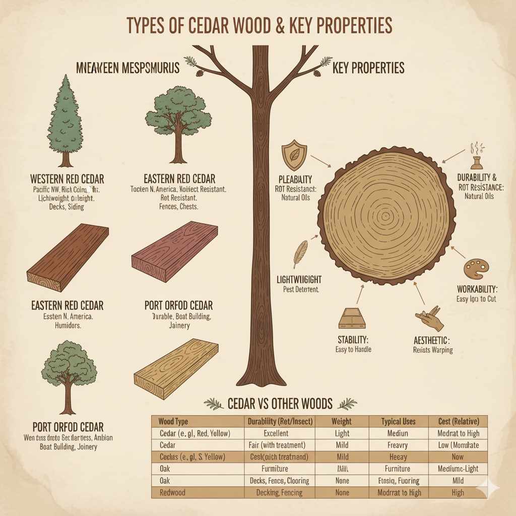 Types of Cedar Wood