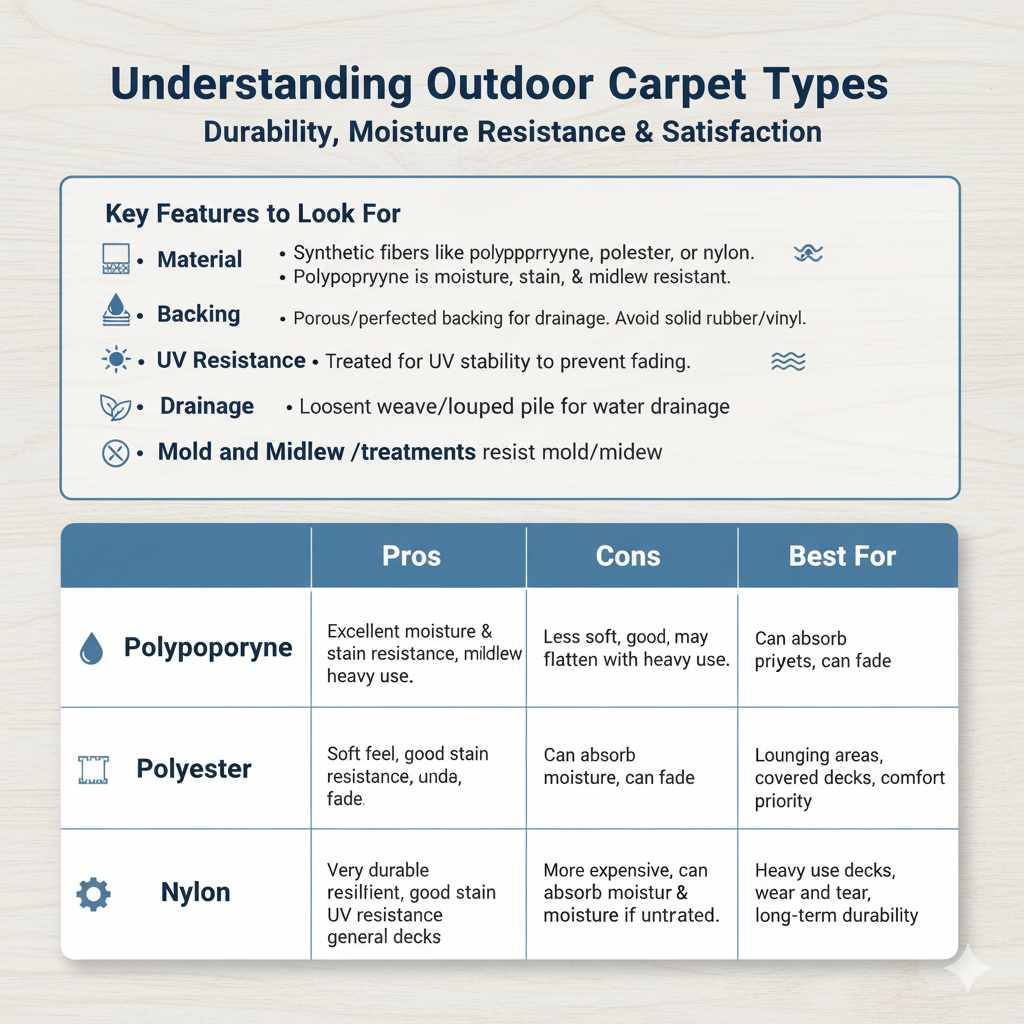 Understanding Outdoor Carpet Types