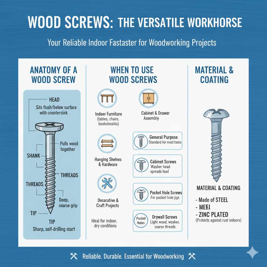 Understanding Wood Screws