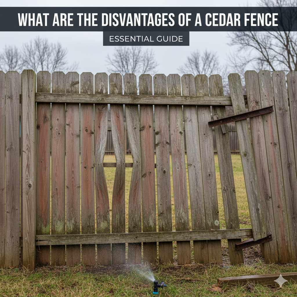 What Are The Disadvantages Of A Cedar Fence
