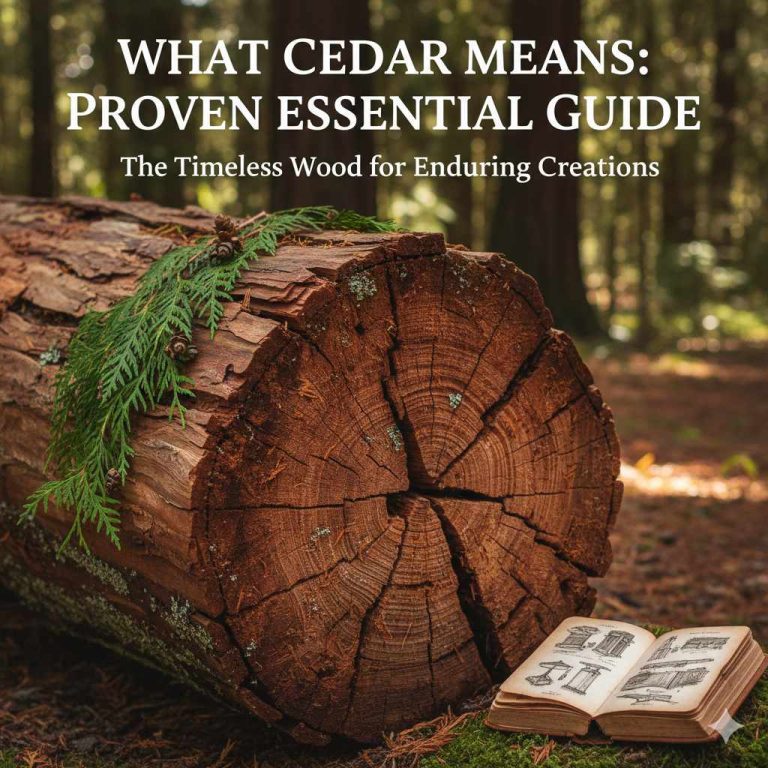 What Cedar Means