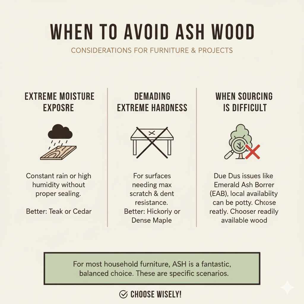 When Should You Avoid Ash Wood