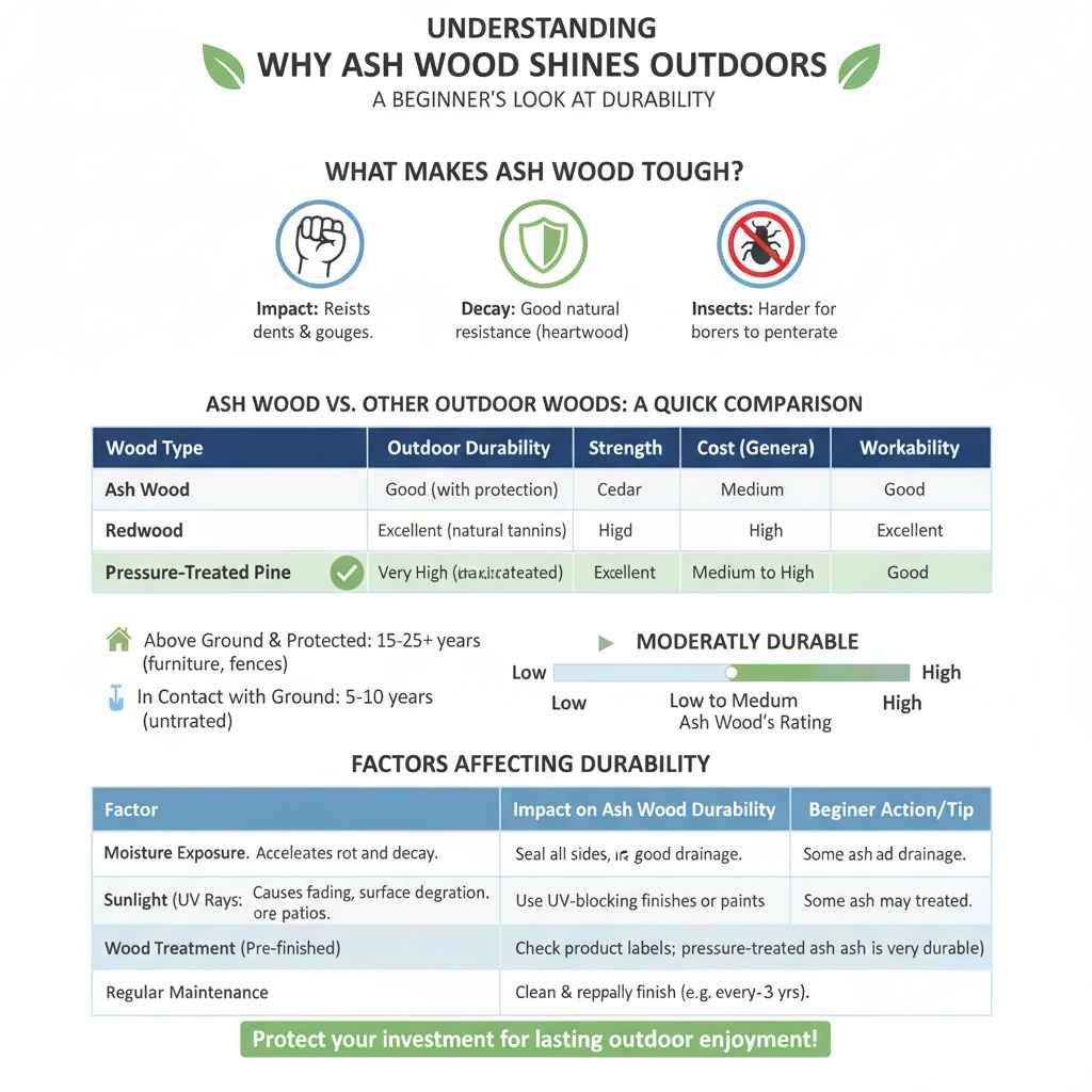Why Ash Wood Shines Outdoors