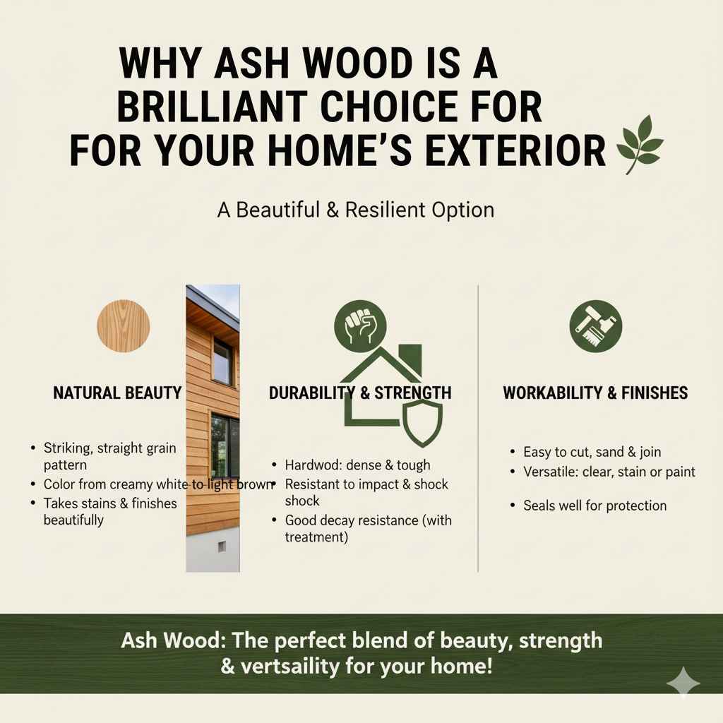 Why Ash Wood is a Brilliant Choice for Your Home's Exterior