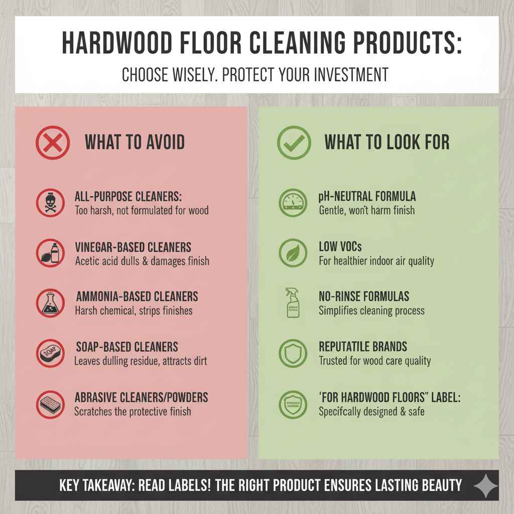 Hardwood Floor Cleaning Products: What to Look For