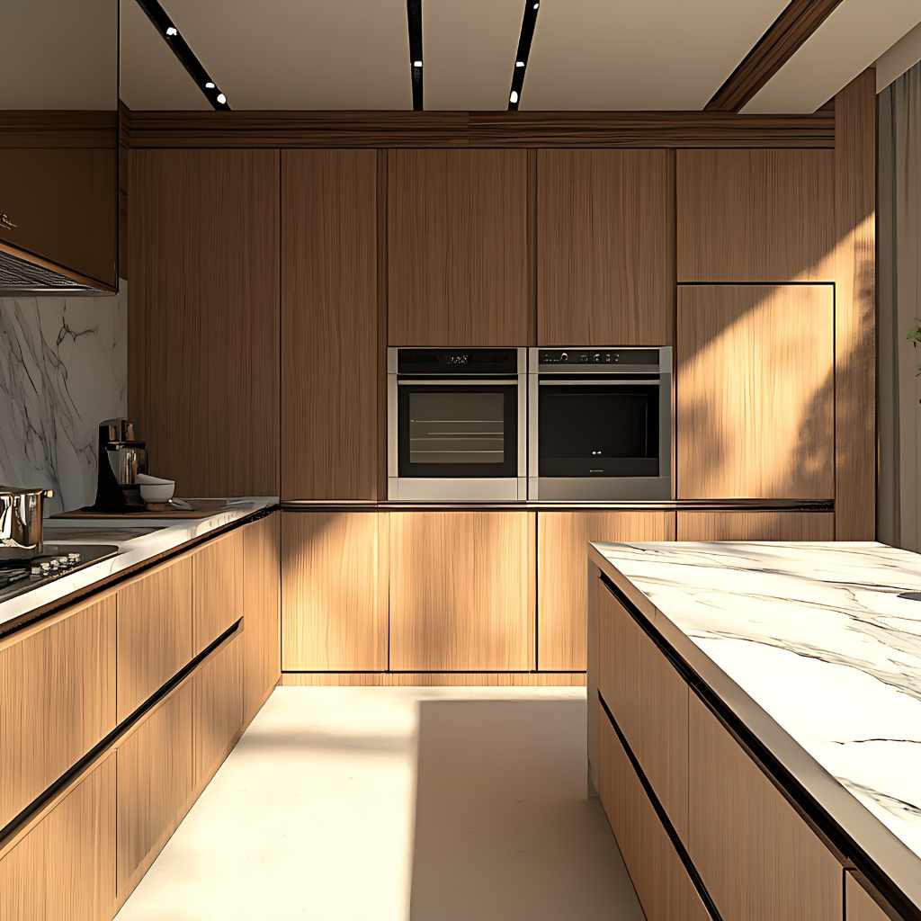 Ash Wood Kitchen Cabinets