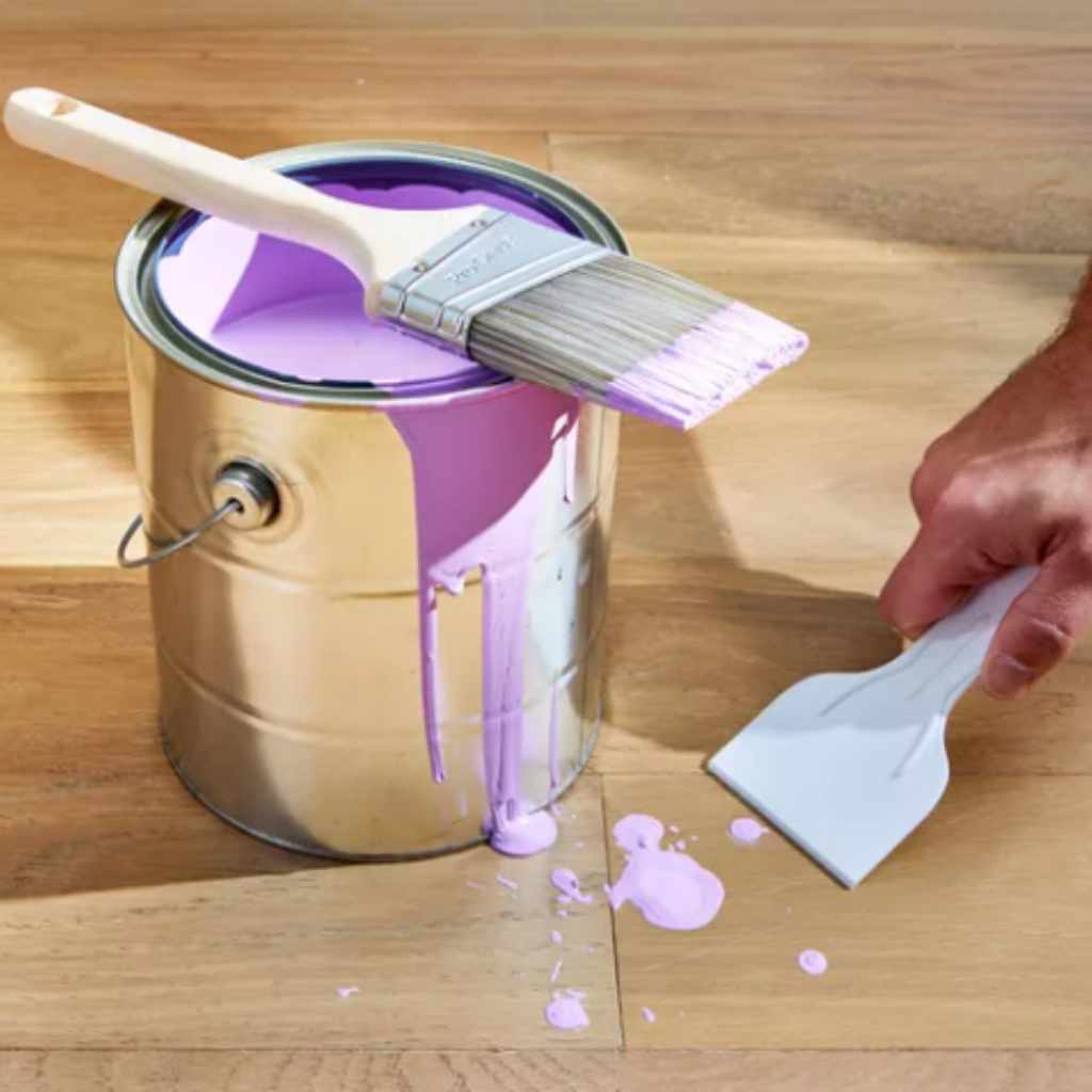 Remove Latex Paint from Hardwood Floor