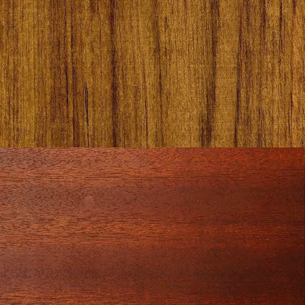 Teak Vs Mahogany Stain